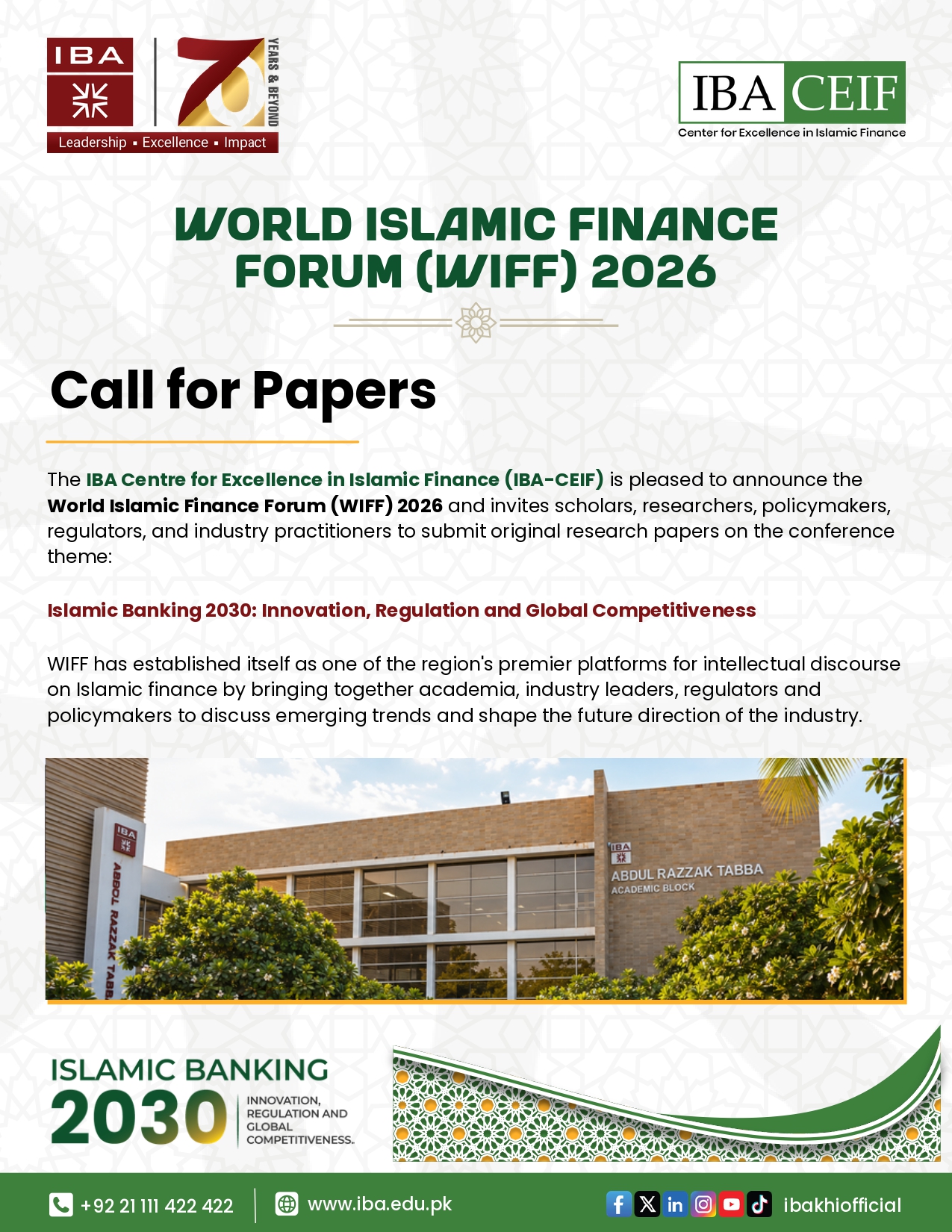 Call for Papers